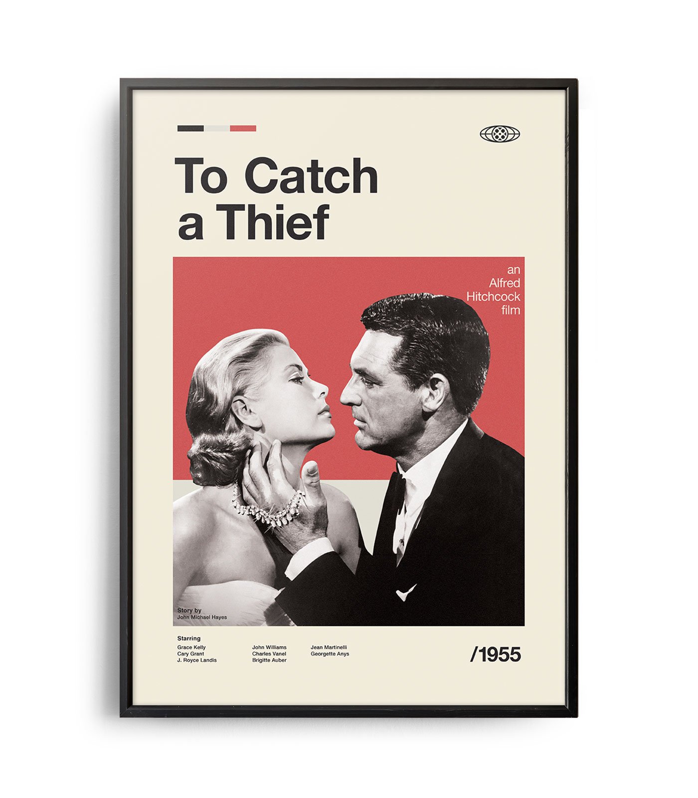 Mid Century Modern To Catch A Thief Movie Poster Weekend Poster