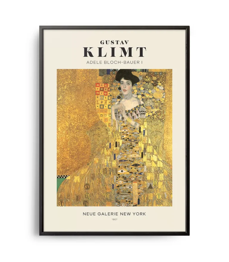 Mid-century modern Gustav Klimt Portrait of Adele Bloch-Bauer poster
