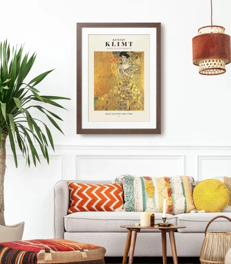 Mid-century modern Gustav Klimt Portrait of Adele Bloch-Bauer poster