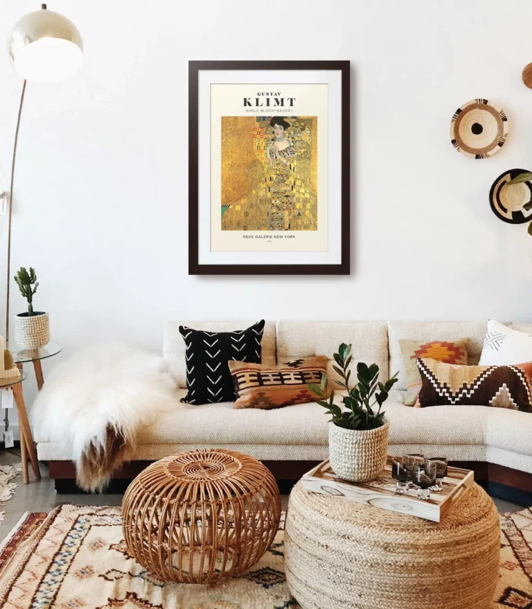 Mid-century modern Gustav Klimt Portrait of Adele Bloch-Bauer poster