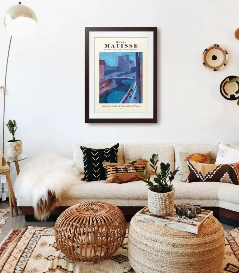 Mid-century modern Henri Matisse Notre-Dame, une fin d'après-midi poster