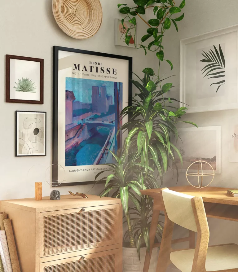 Mid-century modern Henri Matisse Notre-Dame, une fin d'après-midi poster