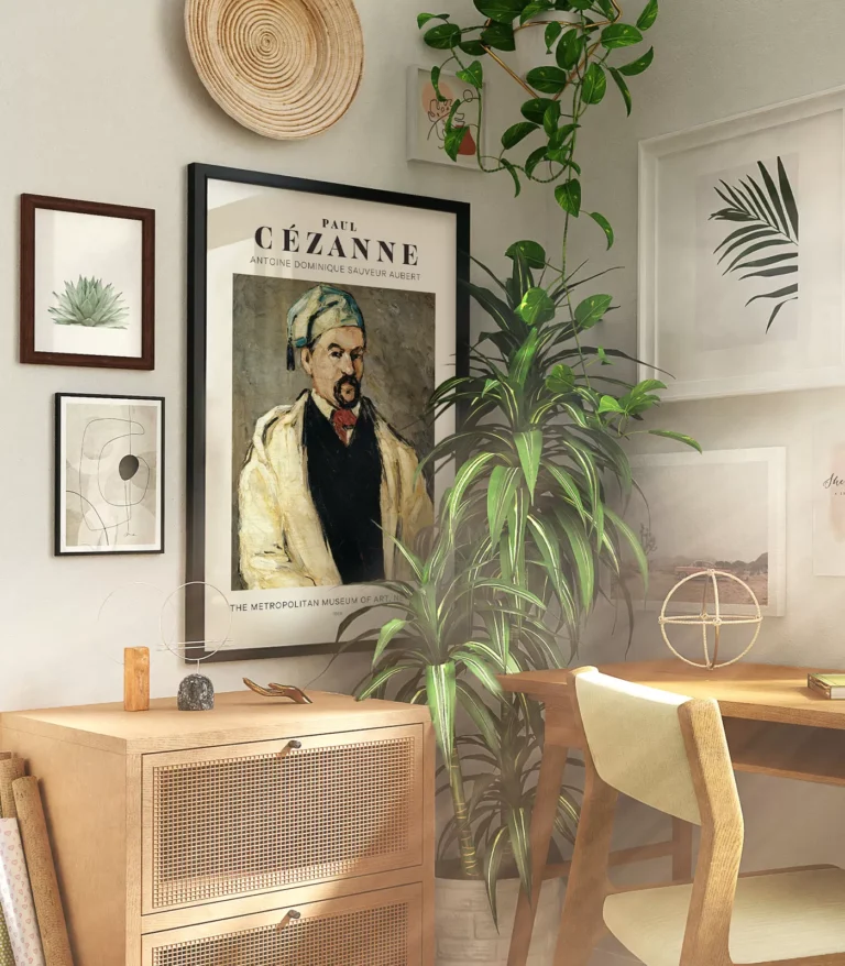 Mid-century modern Paul Cézanne Antoine Dominique Sauveur Aubert poster