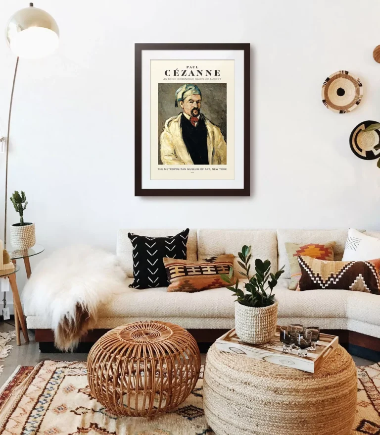 Mid-century modern Paul Cézanne Antoine Dominique Sauveur Aubert poster