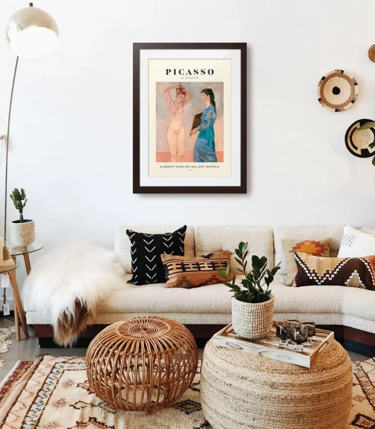 Mid-century modern Pablo Picasso La Toilette poster