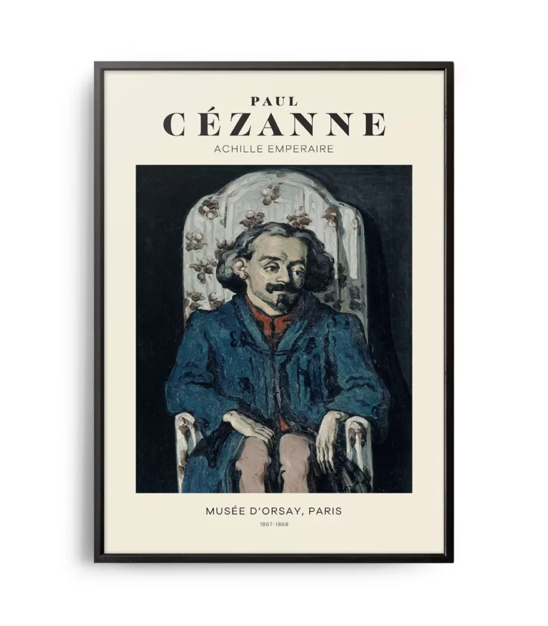 Mid-century modern Paul Cézanne Achille Emperaire poster