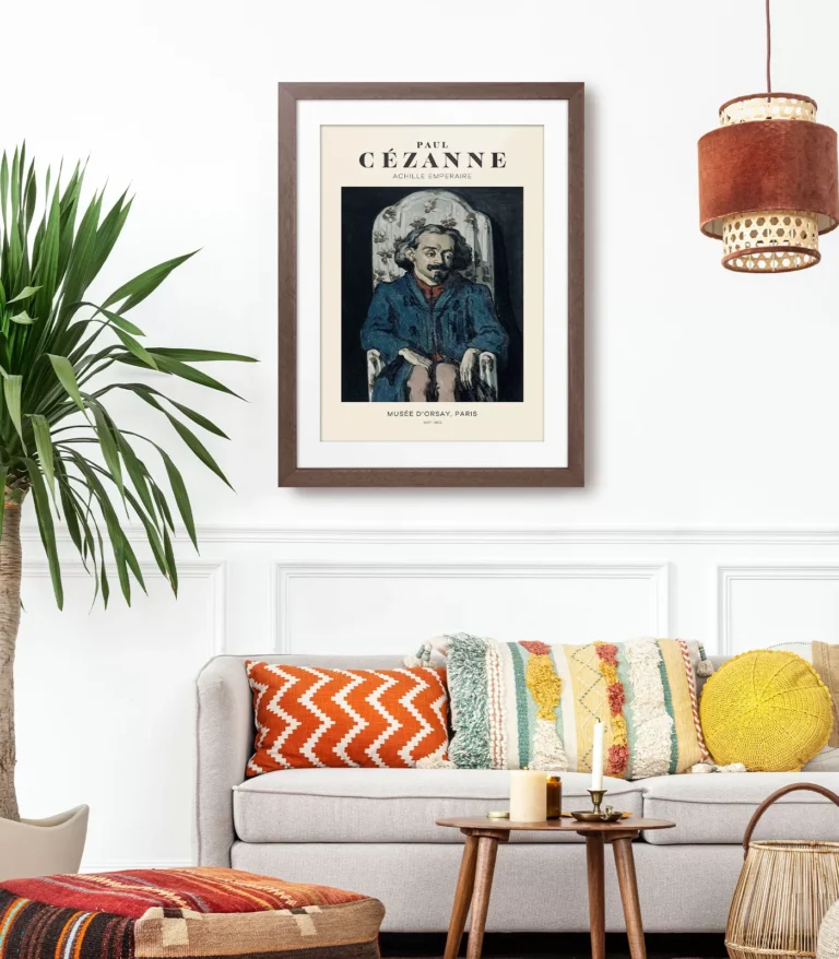 Mid-century modern Paul Cézanne Achille Emperaire poster