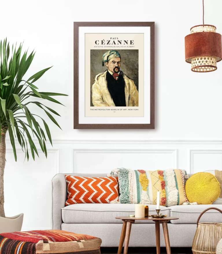 Mid-century modern Paul Cézanne Antoine Dominique Sauveur Aubert poster