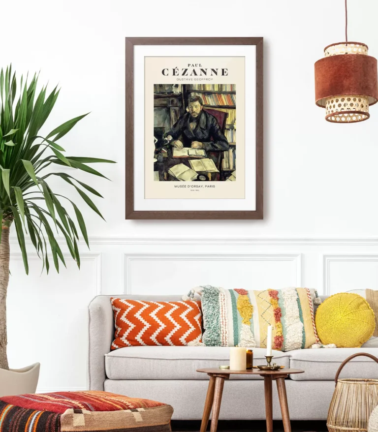 Mid-century modern Paul Cézanne Gustave Geoffroy poster