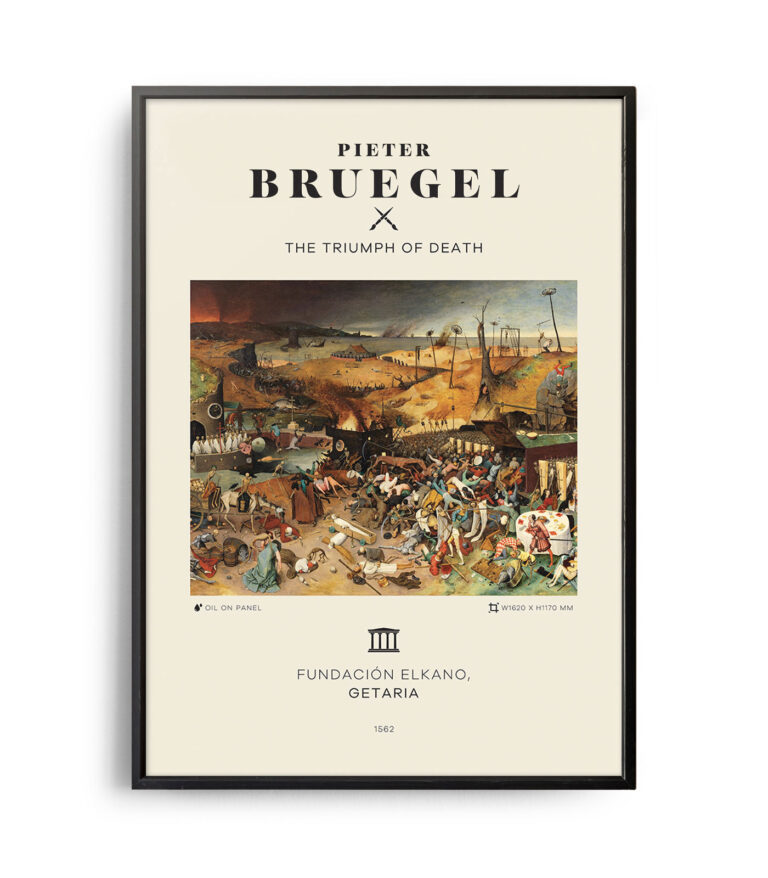 Mid-century modern Pieter Bruegel The Triumph of Death poster