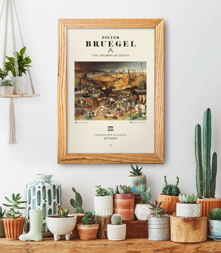 Mid-century modern Pieter Bruegel The Triumph of Death poster