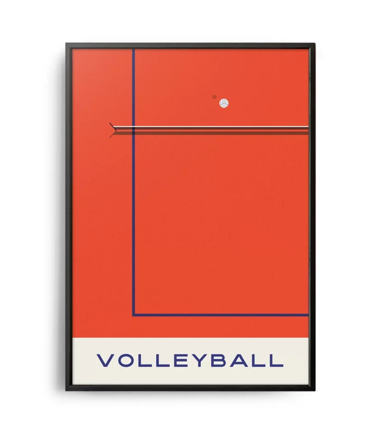 Mid-century modern Volleyball poster