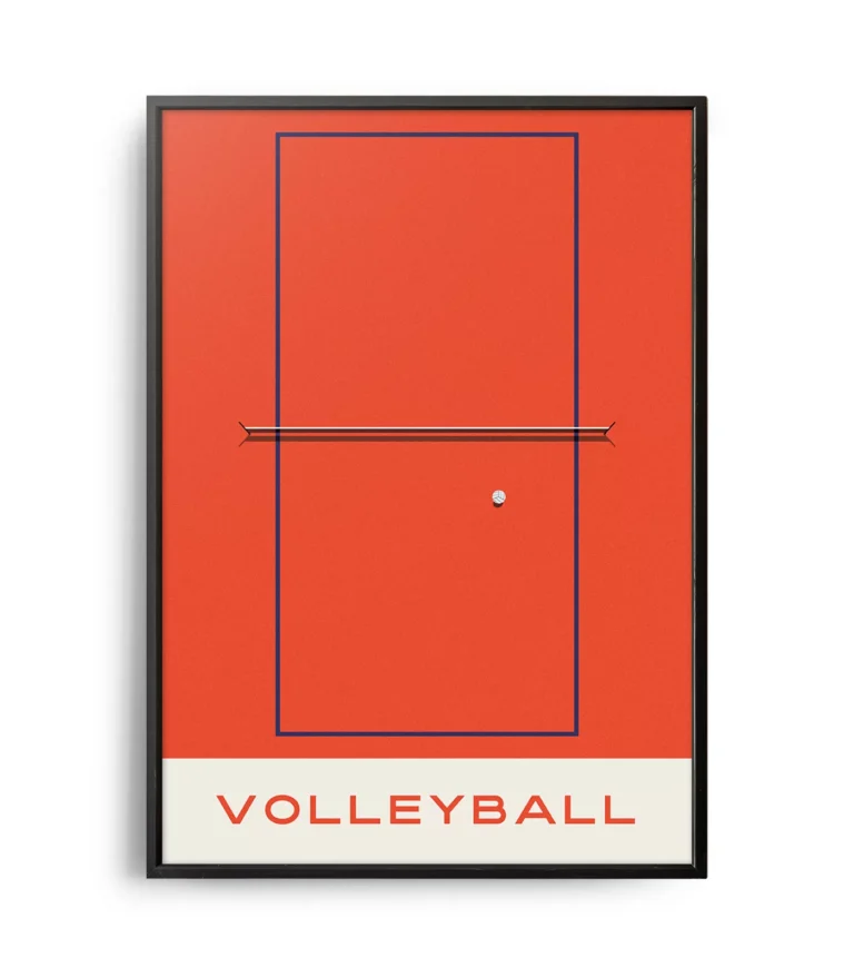 Mid-century modern Volleyball poster
