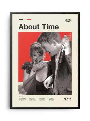 Mid-century modern About Time movie poster