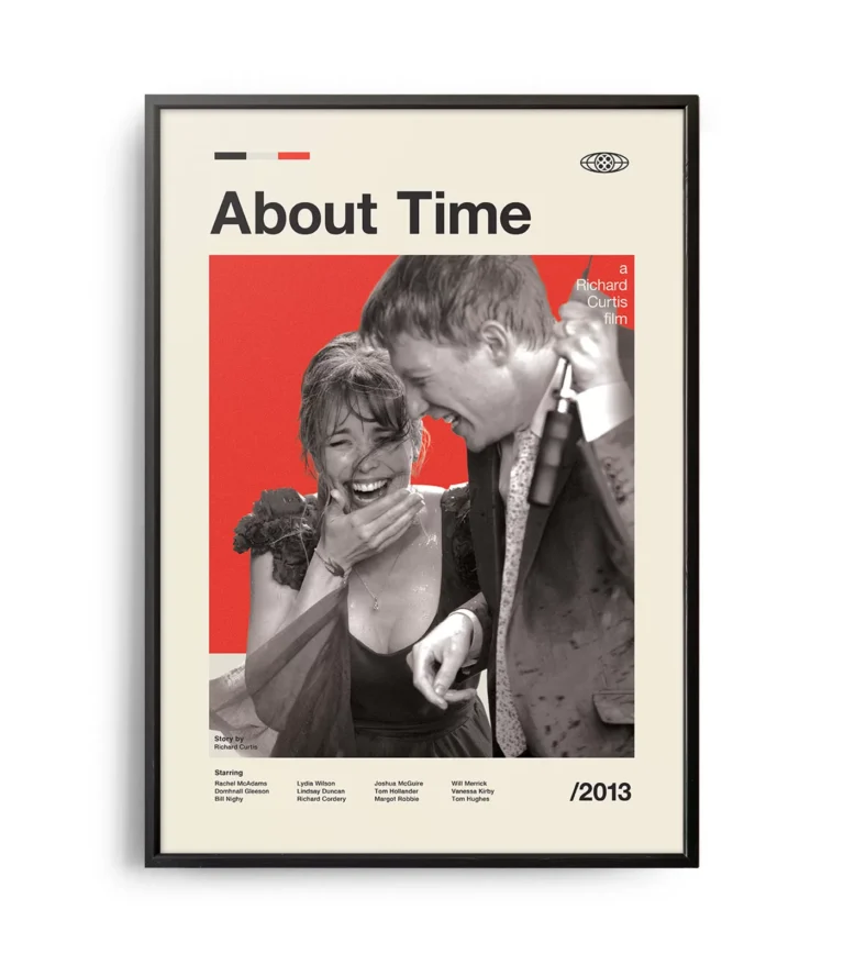 Mid-century modern About Time movie poster