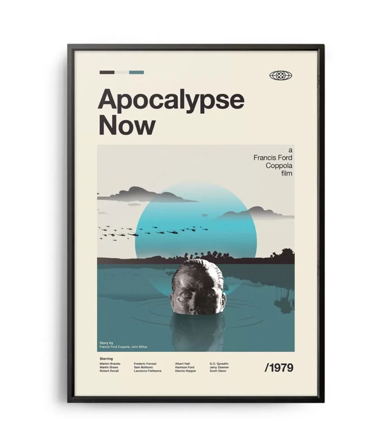 Mid-century modern Apocalypse Now movie poster