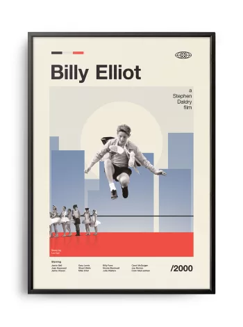 Mid-century modern Billy Elliot movie poster