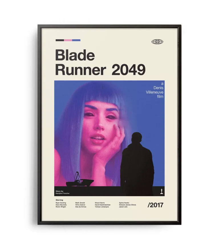 Mid-century modern Blade Runner 2049 movie poster
