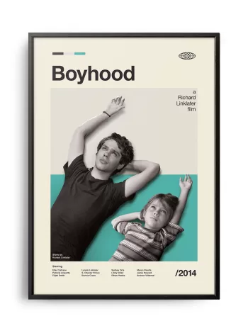 Mid-century modern Boyhood movie poster