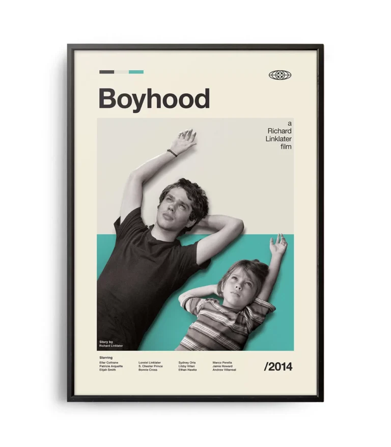 Mid-century modern Boyhood movie poster