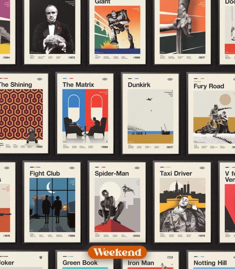 Mid-century modern Custom Movie poster