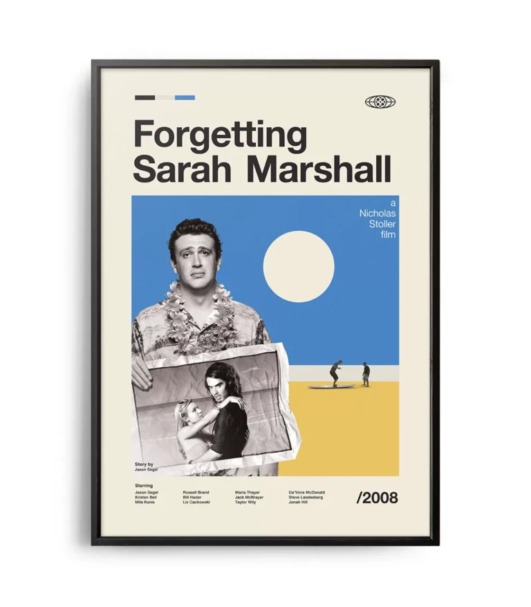 Mid-century modern Forgetting Sarah Marshall movie poster