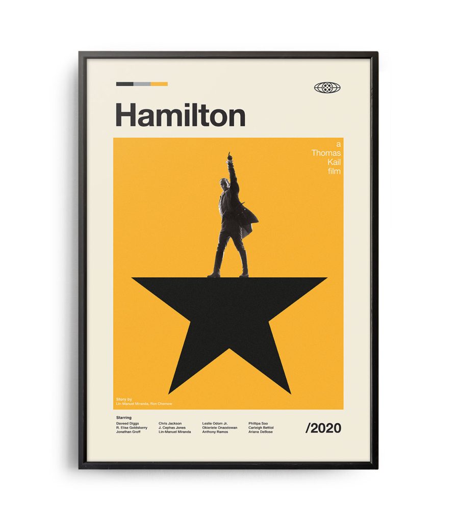 Poster Hamilton Live Action Broadway Is Hamilton On Disney Plus