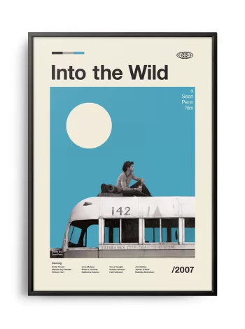 Mid-century modern Into the Wild movie poster