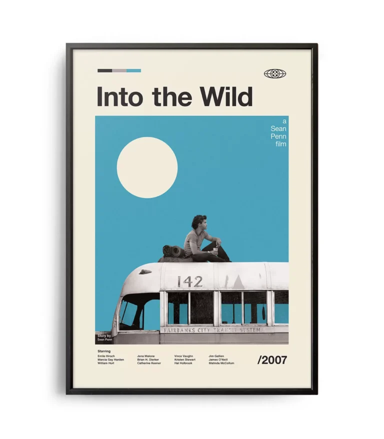 Mid-century modern Into the Wild movie poster