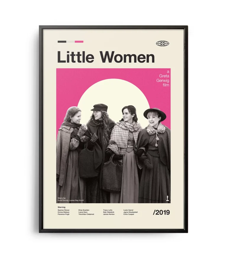 Mid-century modern Little Women movie poster