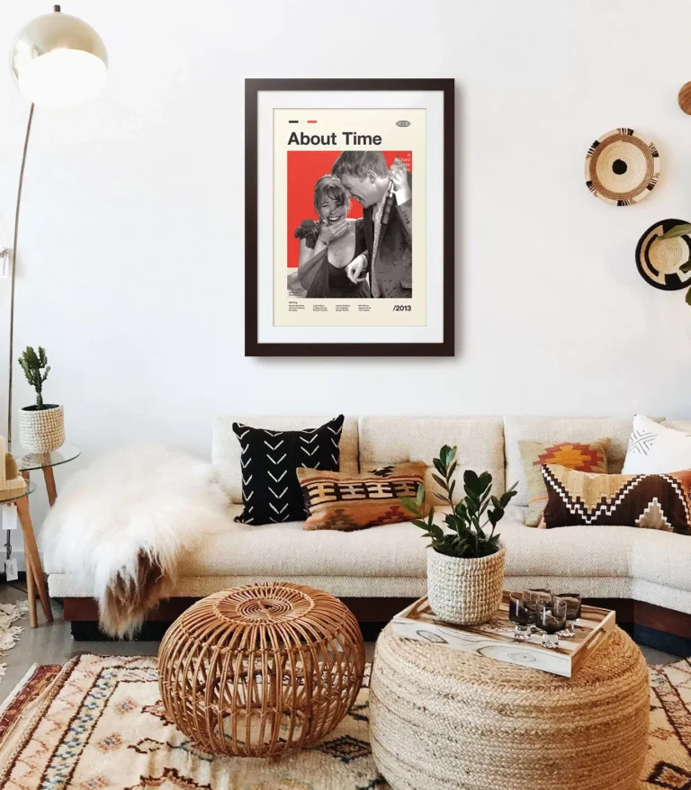Mid-century modern About Time movie poster