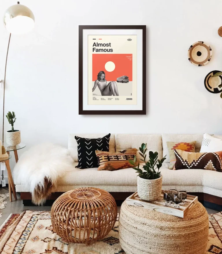 Mid-century modern Almost Famous movie poster