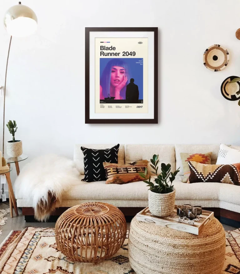 Mid-century modern Blade Runner 2049 movie poster