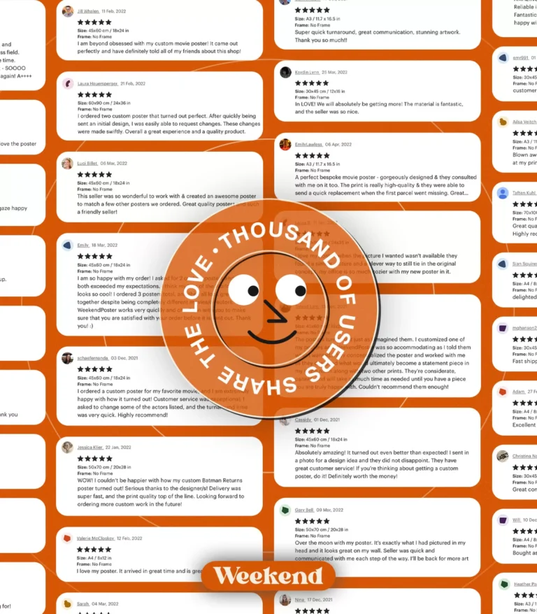 Mid-century modern Custom Movie poster