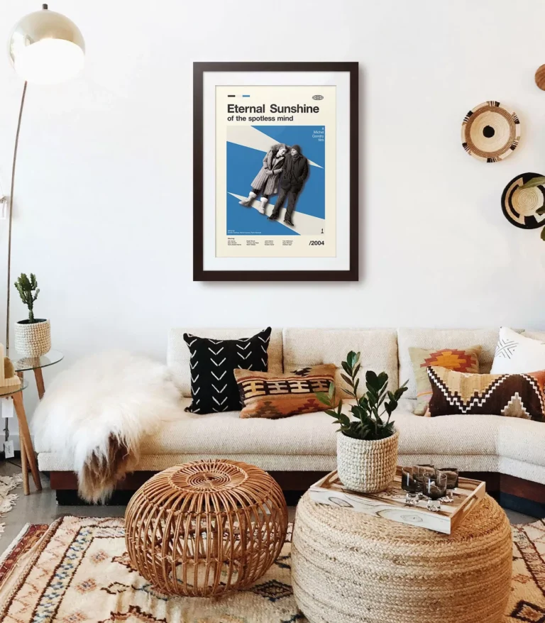 Mid-century modern Eternal Sunshine of the Spotless Mind movie poster