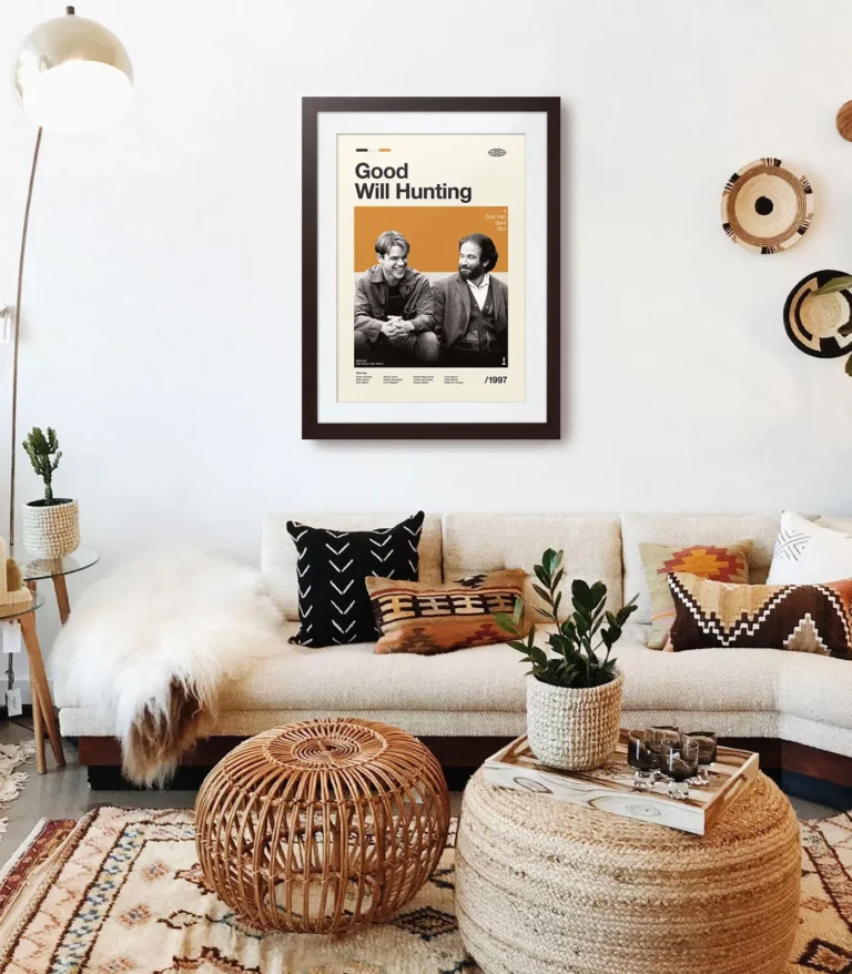Mid-century modern Good Will Hunting movie poster