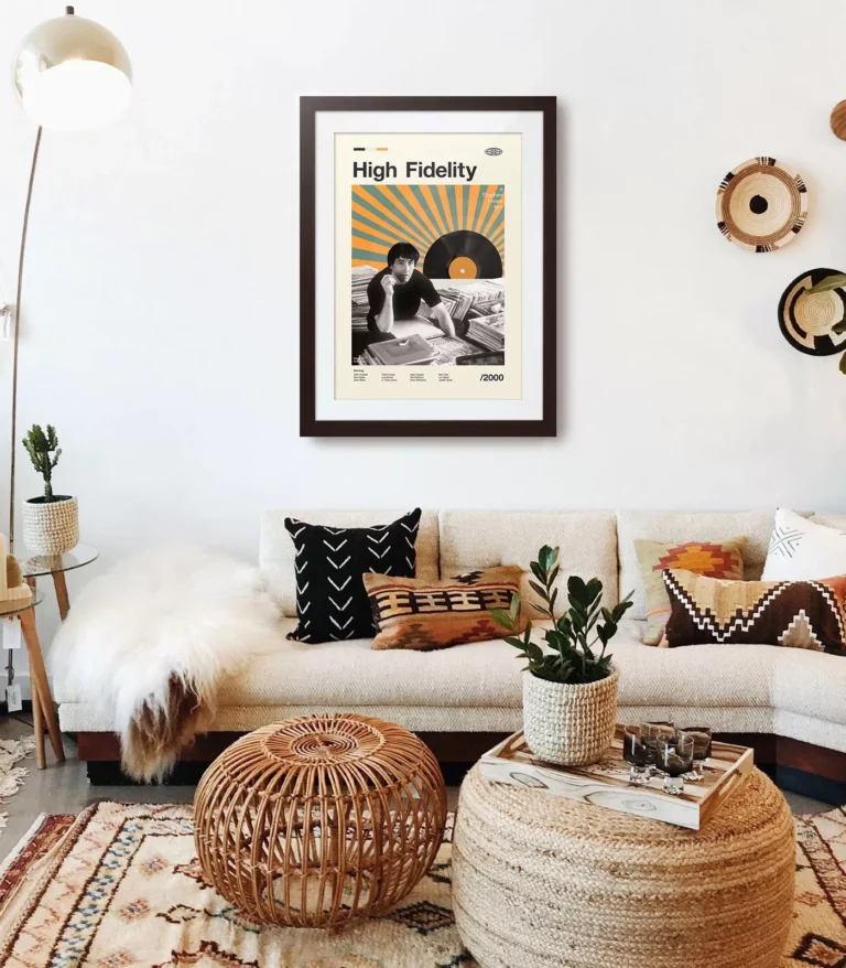 Mid-century modern High Fidelity movie poster