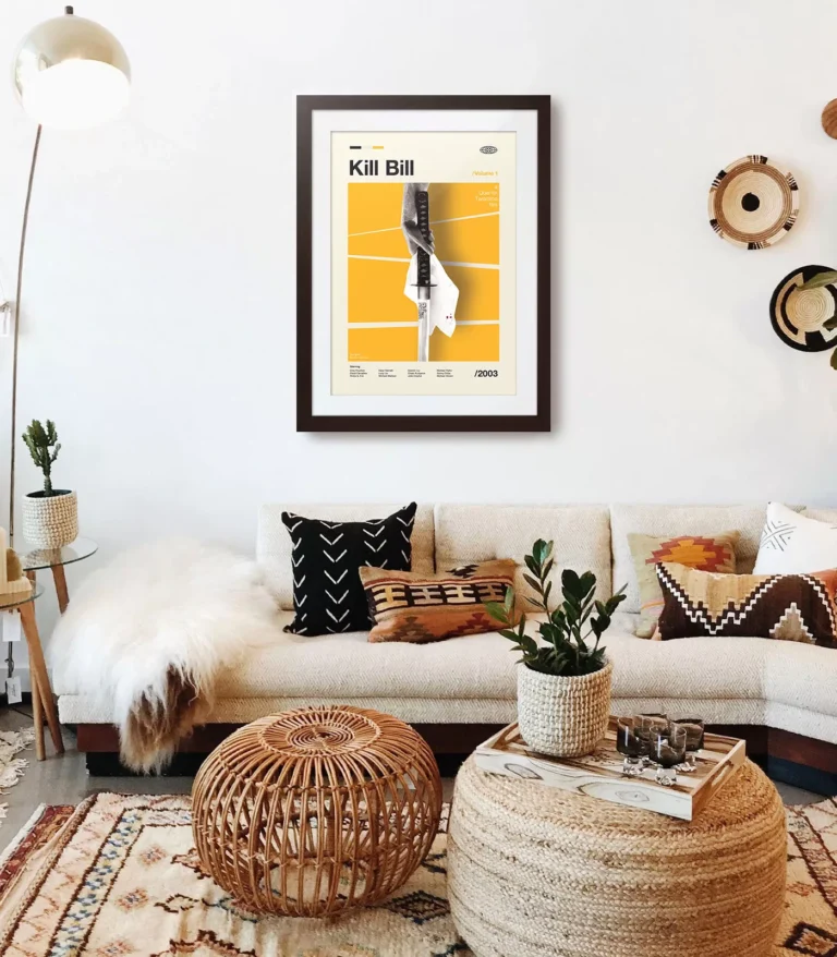 Mid-century modern Kill Bill: Volume 1 movie poster