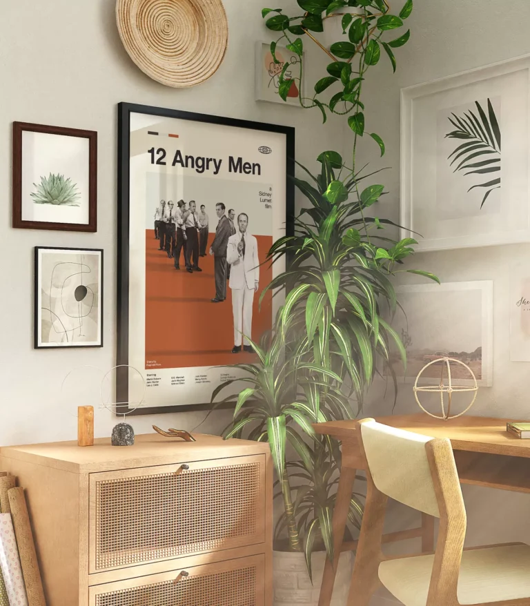 Mid-century modern 12 Angry Men movie poster