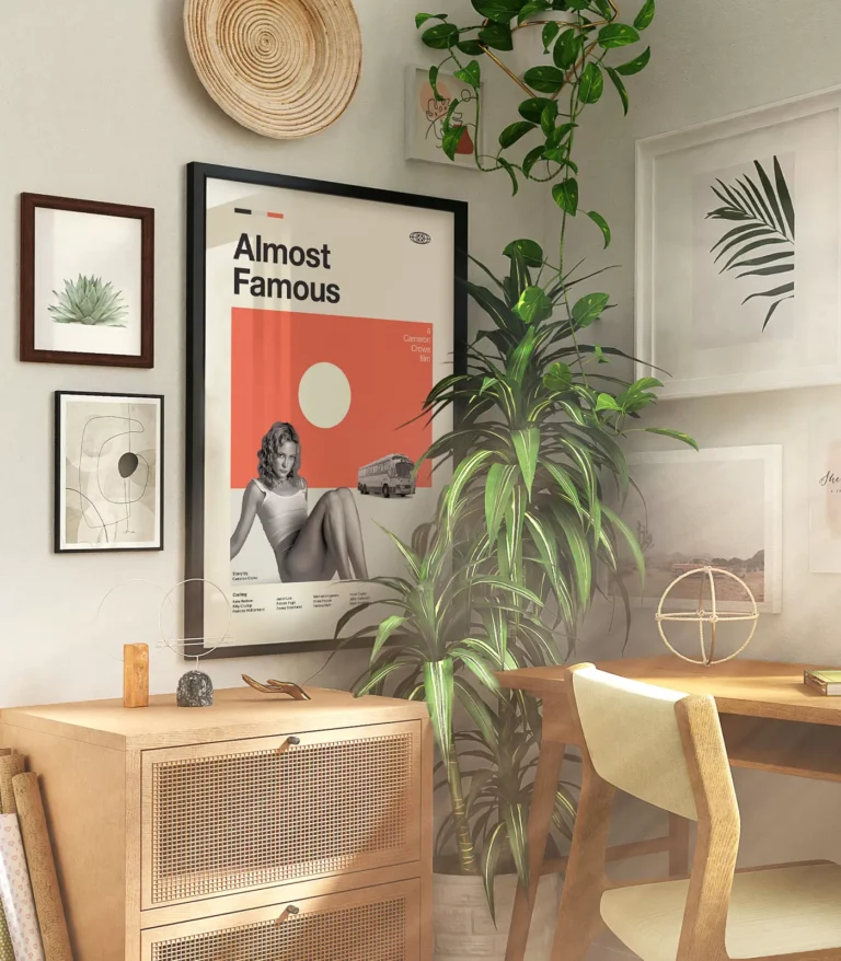 Mid-century modern Almost Famous movie poster