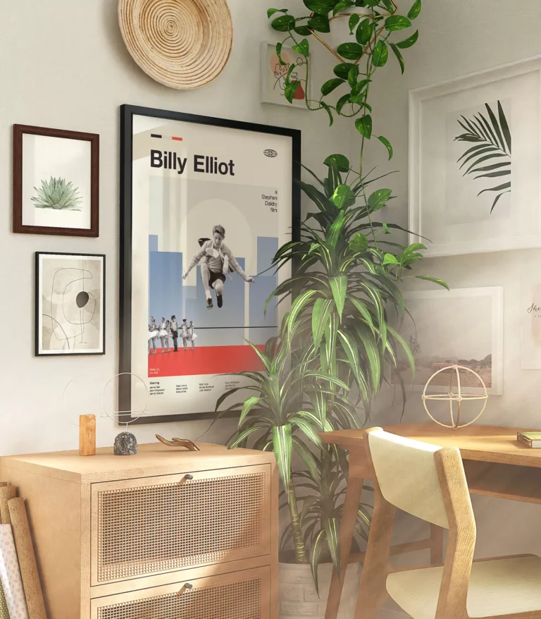 Mid-century modern Billy Elliot movie poster