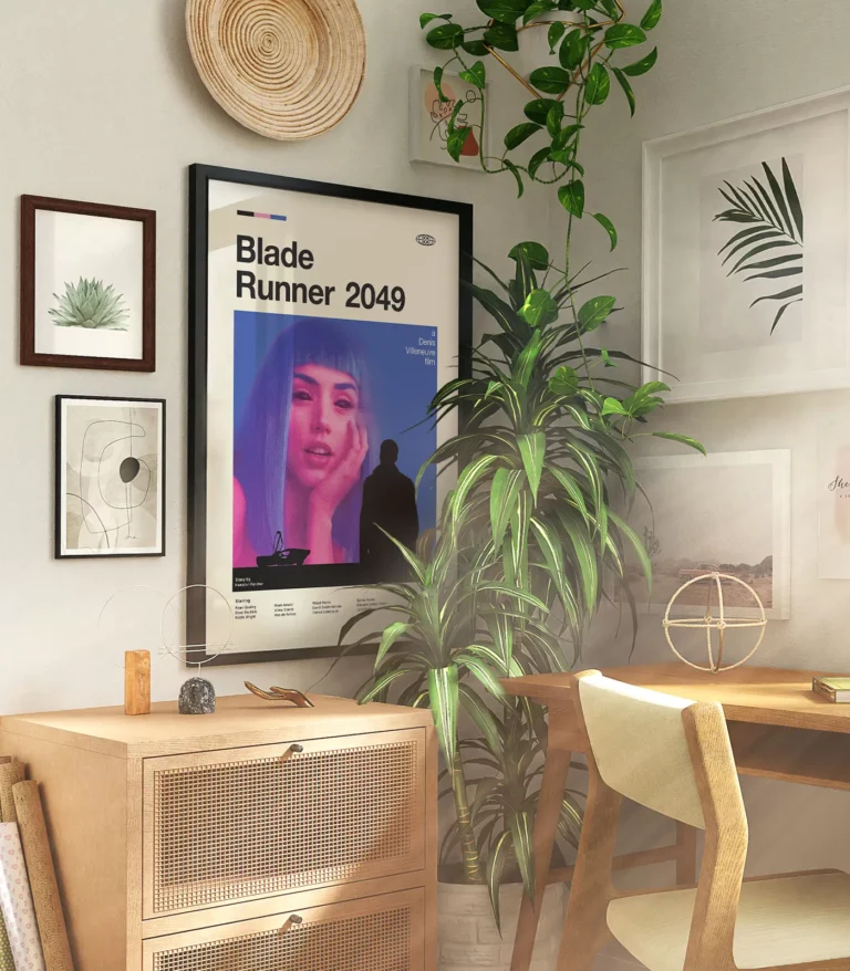 Mid-century modern Blade Runner 2049 movie poster