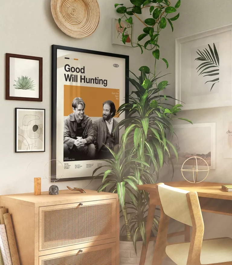 Mid-century modern Good Will Hunting movie poster