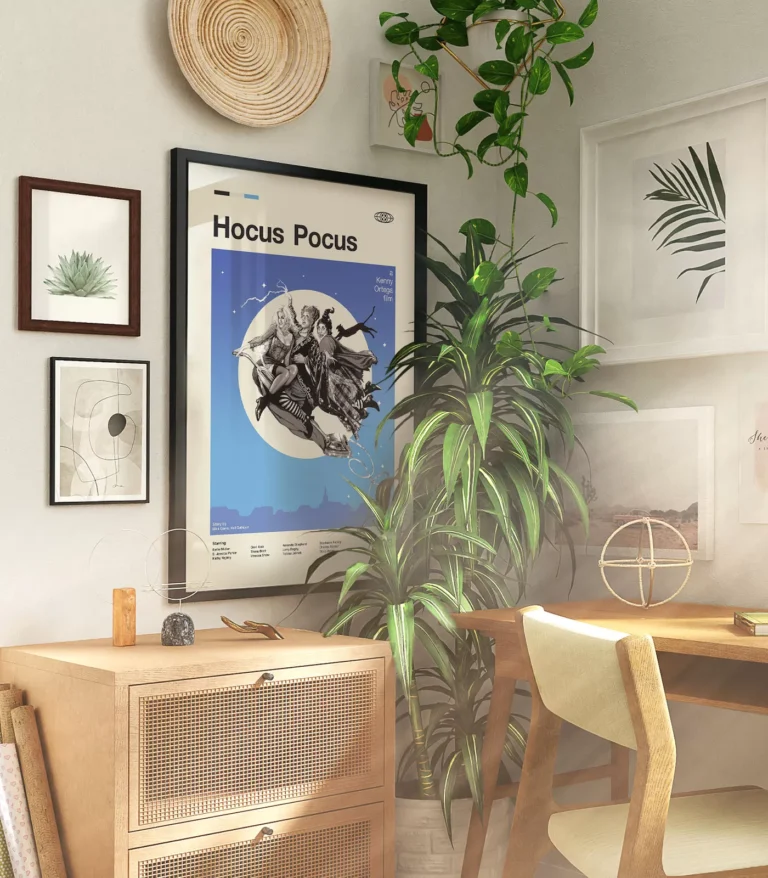 Mid-century modern Hocus Pocus movie poster