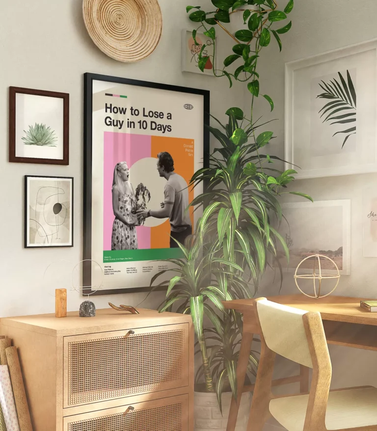 Mid-century modern How to Lose a Guy in 10 Days movie poster