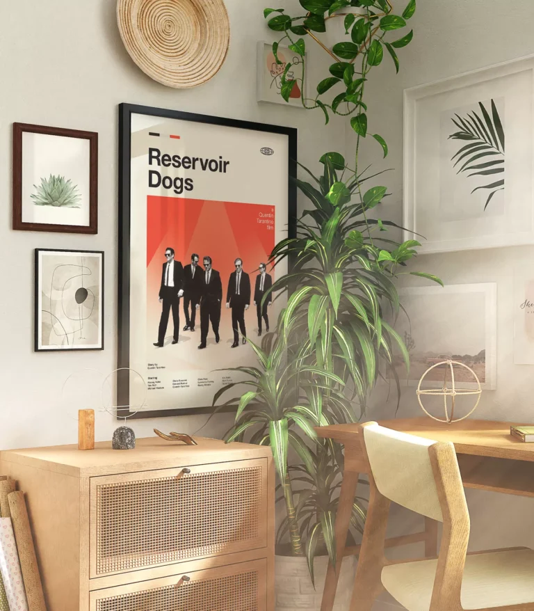 Mid-century modern Reservoir Dogs movie poster