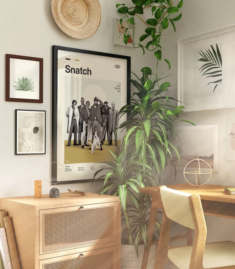 Mid-century modern Snatch movie poster