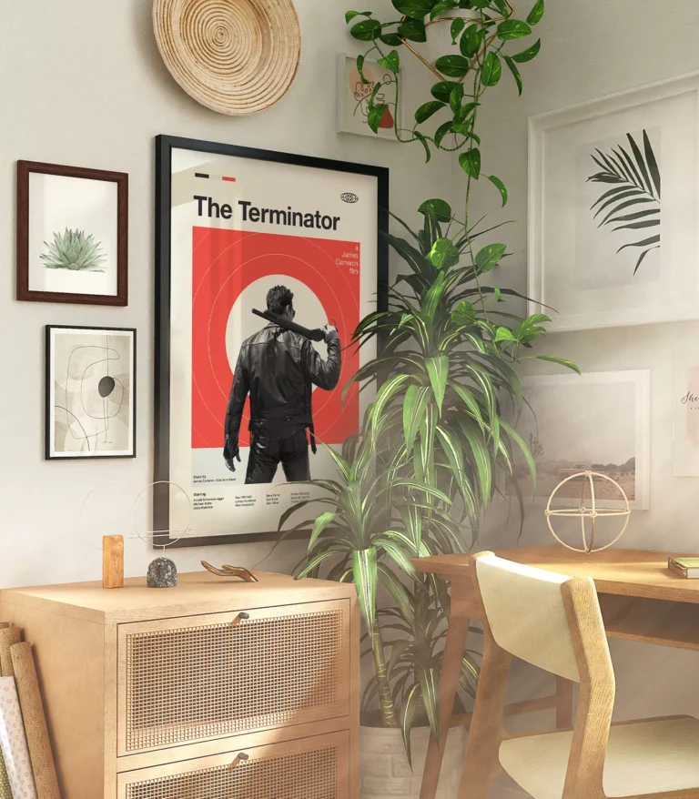Mid-century modern The Terminator movie poster