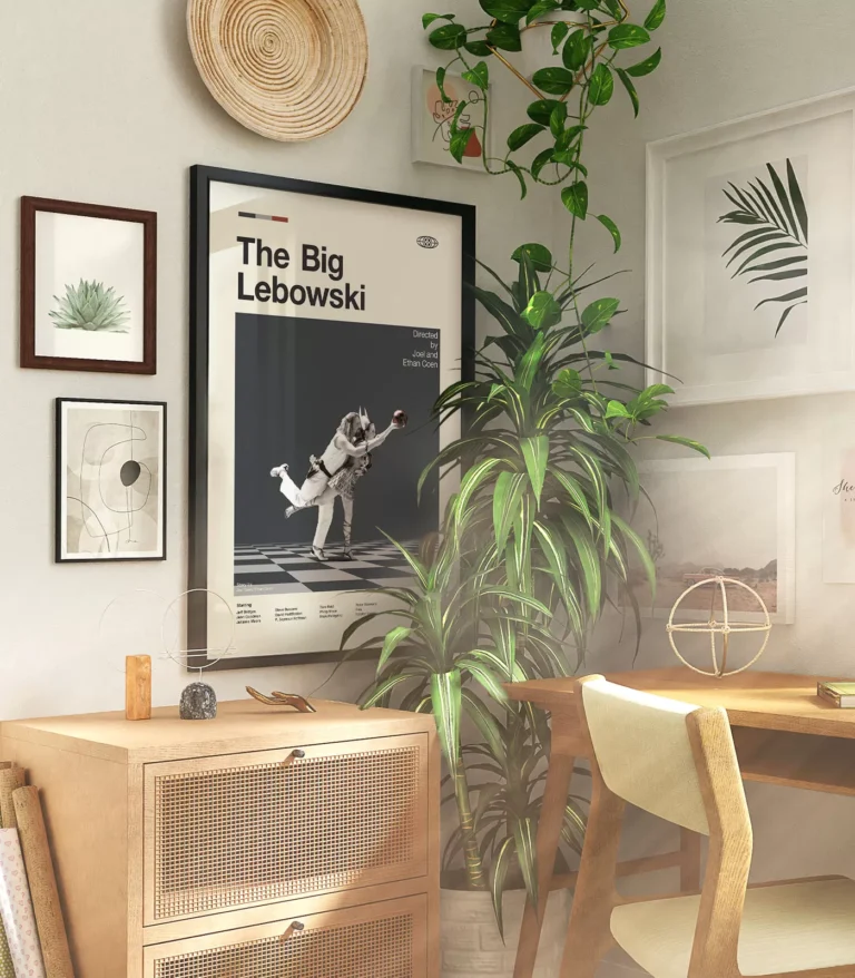 Mid-century modern The Big Lebowski movie poster