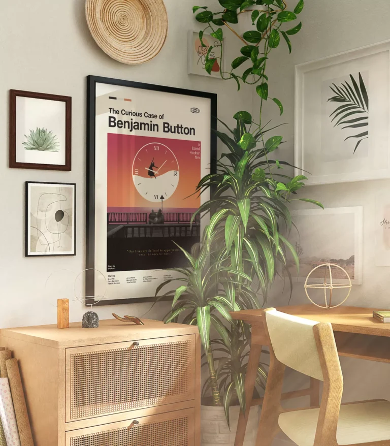 Mid-century modern The Curious Case of Benjamin Button movie poster